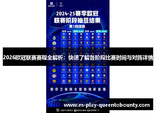 2026欧冠联赛赛程全解析:快速了解各阶段比赛时间与对阵详情 2026欧冠联赛赛程全解析:快速了解各阶段比赛时间与对阵详情